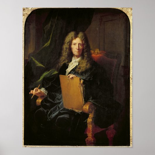Portrait von Pierre Mignard, c.1690 Poster (Vorne)