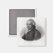 Portrait von Pierre Poivre Magnet (Vorderseite/Rückseite)