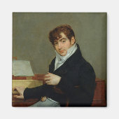 Portrait von Pierre Zimmermann 1808 Magnet (Vorne)