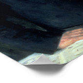 Portrait von Piotr Ilyich Tchaikovsky Poster (Ecke)