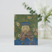 Portrait von Postman Joseph Roulin von Van Gogh Postkarte (Stehend Vorderseite)