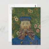 Portrait von Postman Joseph Roulin von Van Gogh Postkarte (Vorne/Hinten)