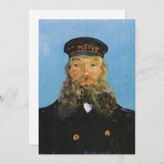 Portrait von Postman Roulin | Vincent van Gogh (Vorne/Hinten)