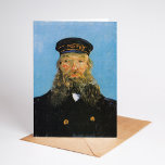 Portrait von Postman Roulin | Vincent van Gogh Karte<br><div class="desc">Die Porträtserie von Vincent van Gogh über Joseph Roulin, den Postman in Arles, ist eine herzliche Hommage an seinen nahen Freund und Vertrauten. Die zwischen 1888 und 1889 angestrichenen Arbeiten zeigen Van Gogh's postimpressionistischen Stil mit kühnen Farben, dynamischen Pinselstrichen und expressivem Charakter. Jedes Portrait spiegelt Van Gogh’s Bewunderung für Roulin...</div>