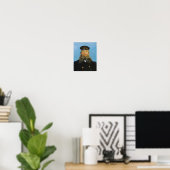 Portrait von Postman Roulin | Vincent Van Gogh Poster (Heimbüro)