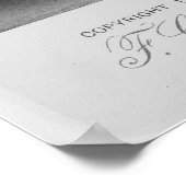 Portrait von Präsident Stephen Grover Cleveland Poster (Ecke)