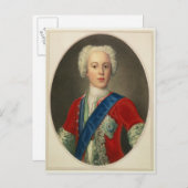Portrait von Prinz Charles Edward Postkarte (Vorne/Hinten)