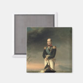 Portrait von Prinz Michail Barclay de Tolly Magnet (Vorderseite/Rückseite)