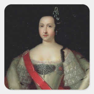 Portrait von Prinzessin Anna Quadratischer Aufkleber