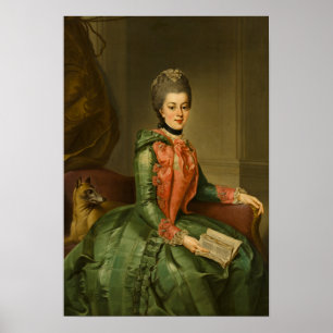 Portrait von Prinzessin Frederika Sophia Wilhelmin Poster