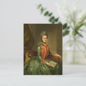 Portrait von Prinzessin Frederika Sophia Wilhelmin Postkarte (Stehend Vorderseite)