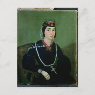 Portrait von Prinzessin Salome Chavchavadze Postkarte