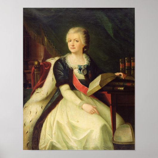 Portrait von Prinzessin Yekaterina R Poster (Vorne)