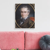 Portrait von Prosper Merimee 1853 Leinwanddruck (Insitu (Wohnzimmer))