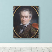 Portrait von Prosper Merimee 1853 Leinwanddruck (Insitu (Holzboden))