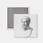 Portrait von Pythagoras Magnet (Vorderseite/Rückseite)