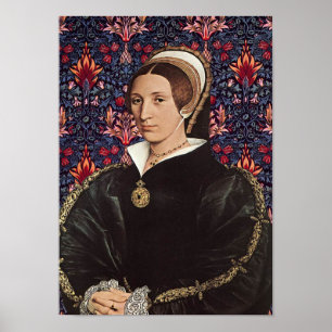 Portrait von Queen Katherine Howard aus England Poster