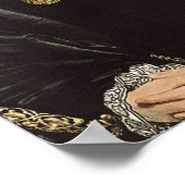 Portrait von Queen Katherine Howard aus England Poster (Ecke)