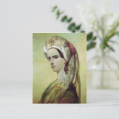 Portrait von Rachel Postkarte (Stehend Vorderseite)