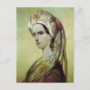 Portrait von Rachel Postkarte