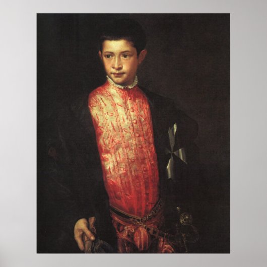 Portrait von Ranuccio Farnese Poster (Vorne)