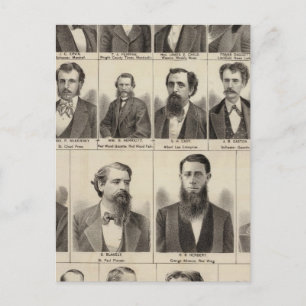 Portrait von Redakteuren und Redakteuren, Minnesot Postkarte