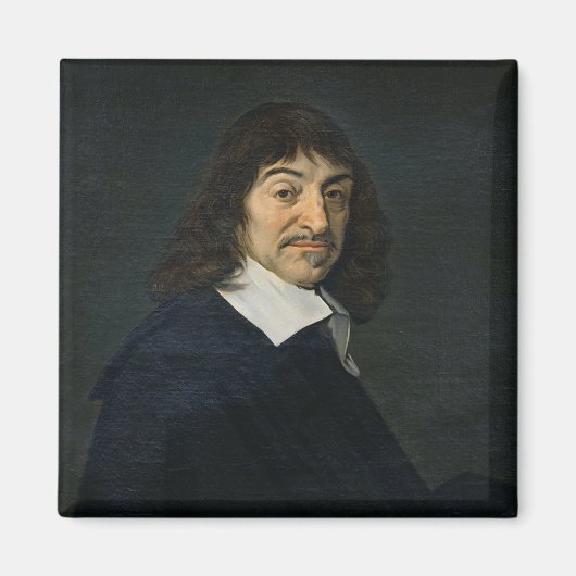 Portrait von Rene Descartes c.1649 Magnet (Vorne)