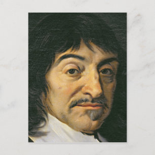 Portrait von Rene Descartes c.1649 Postkarte