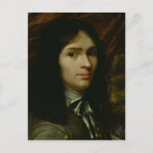Portrait von Rene Descartes Postkarte (Vorderseite)