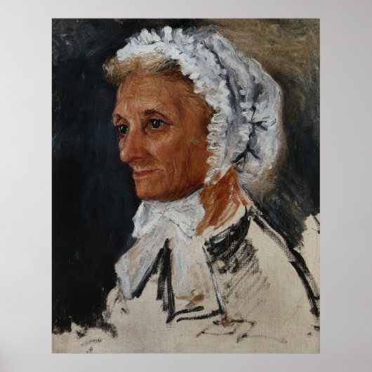 Portrait von Renoirs Mutter Kunst Poster (Vorne)