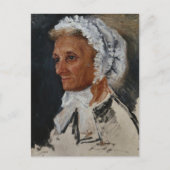 Portrait von Renoirs Mutter Kunst Postkarte (Vorderseite)