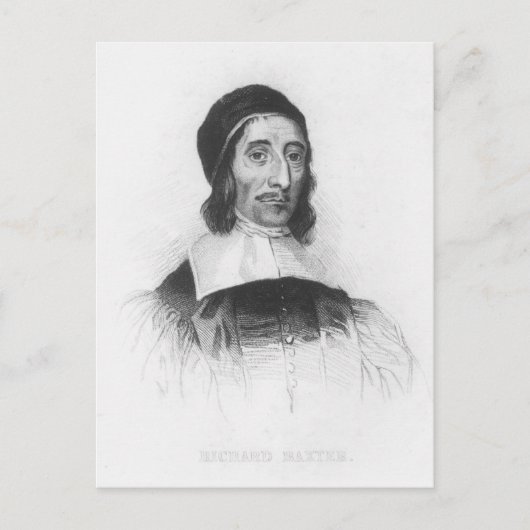 Portrait von Richard Baxter Postkarte (Vorderseite)