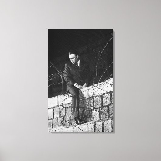 Portrait von Richard Burton Leinwanddruck (Vorderseite)