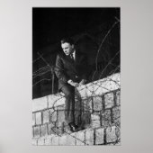 Portrait von Richard Burton Poster (Vorne)