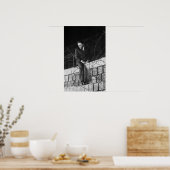 Portrait von Richard Burton Poster (Küche)