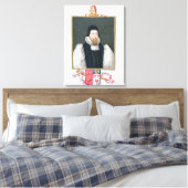 Portrait von Richard Cox (1500-81) Bischof von Ely Leinwanddruck (Insitu (Schlafzimmer))