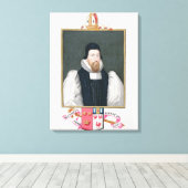 Portrait von Richard Cox (1500-81) Bischof von Ely Leinwanddruck (Insitu (Holzboden))