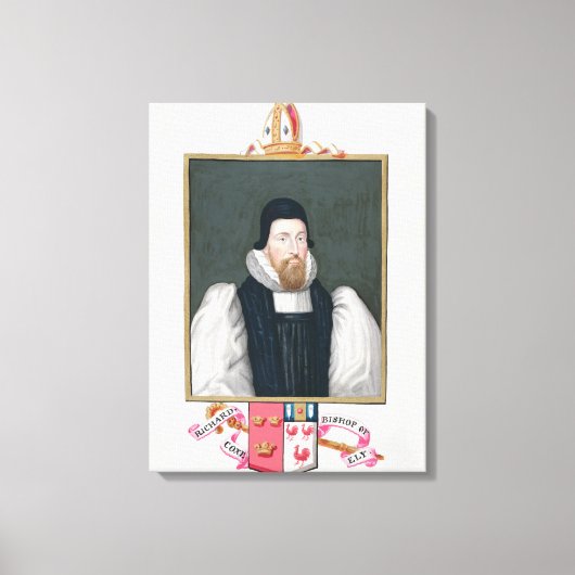 Portrait von Richard Cox (1500-81) Bischof von Ely Leinwanddruck (Vorderseite)
