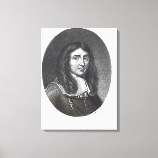 Portrait von Richard Cromwell Leinwanddruck (Vorderseite)
