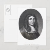 Portrait von Richard Cromwell Postkarte (Vorne/Hinten)