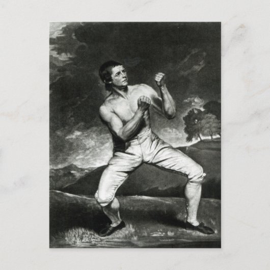 Portrait von Richard Humphreys Postkarte (Vorderseite)