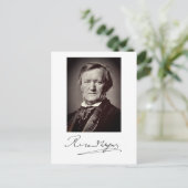 Portrait von Richard Wagner Postkarte (Stehend Vorderseite)