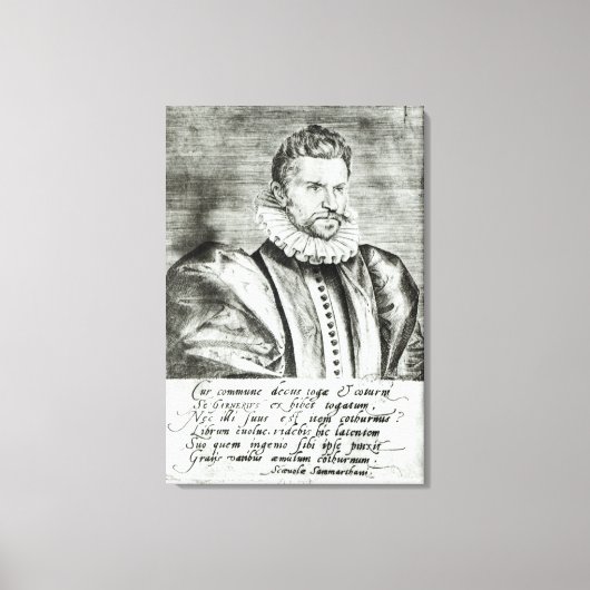 Portrait von Robert Garnier Leinwanddruck (Vorderseite)