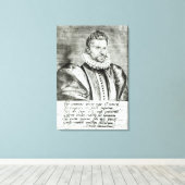 Portrait von Robert Garnier Leinwanddruck (Insitu (Holzboden))