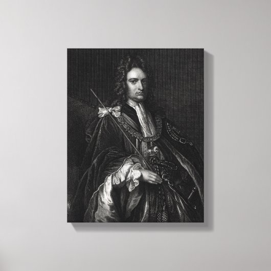 Portrait von Robert Harley Leinwanddruck (Vorderseite)