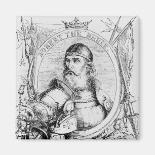Portrait von Robert the Bruce Magnet