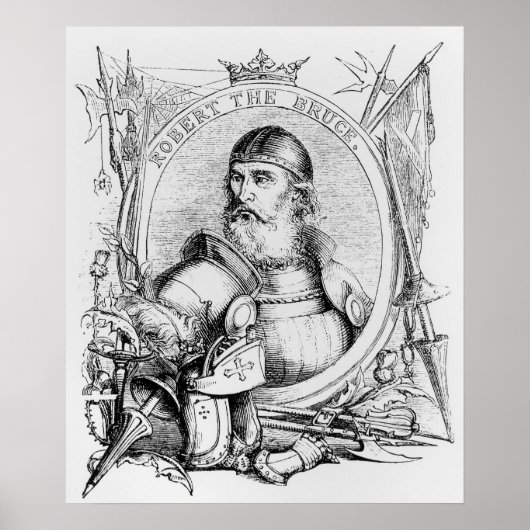 Portrait von Robert the Bruce Poster (Vorne)