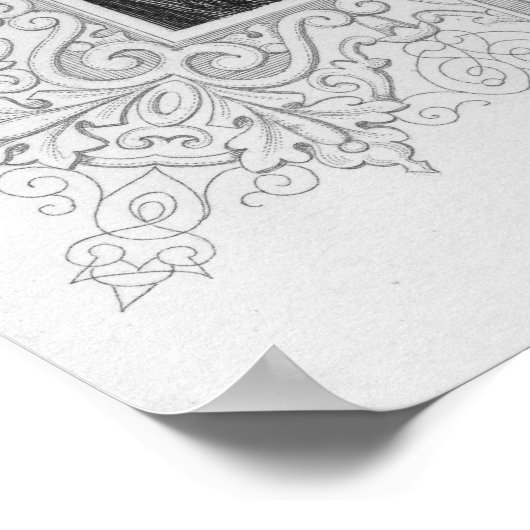 Portrait von Robespierre Poster (Ecke)