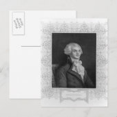Portrait von Robespierre Postkarte (Vorne/Hinten)