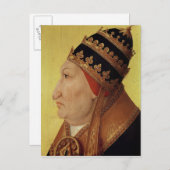 Portrait von Rodrigo Borgia Papst Alexander VI Postkarte (Vorne/Hinten)